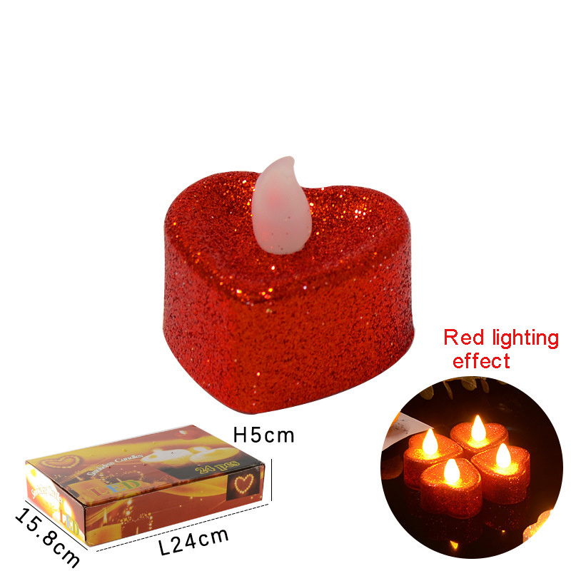 24Pcs/Set Wholesale Led Candle Hot Selling mini candles  For Party Wedding Decoration Candle Flameless 3d real flame