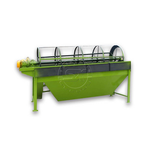 New rotary screening machine, no dust, no noise, high efficiency, organic fertilizer production equipment