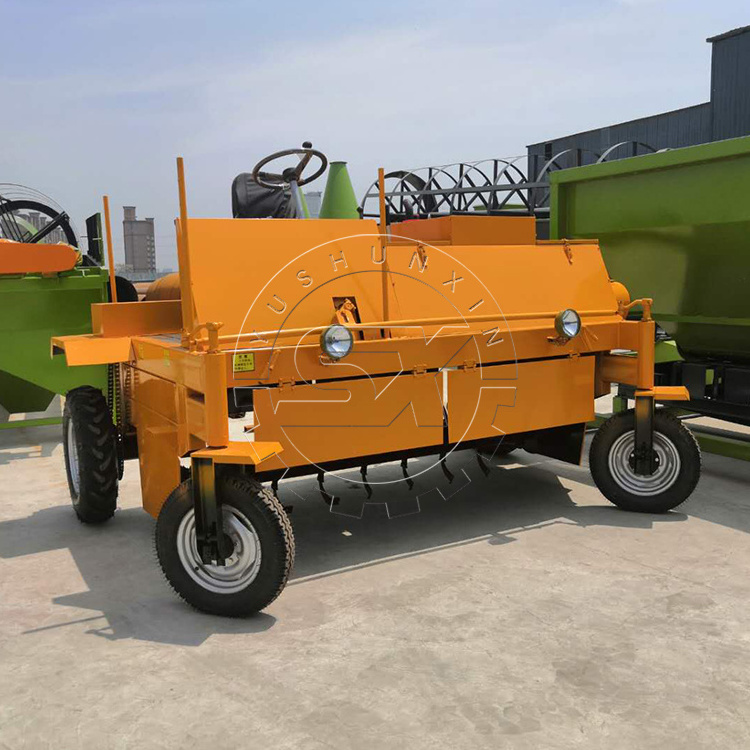 Walking turner for high-quality compost, animal manure fermentation, harmless treatment