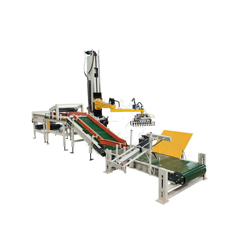 New Automatic single column robot case palletizer machine in produce line palletizer machine automatic