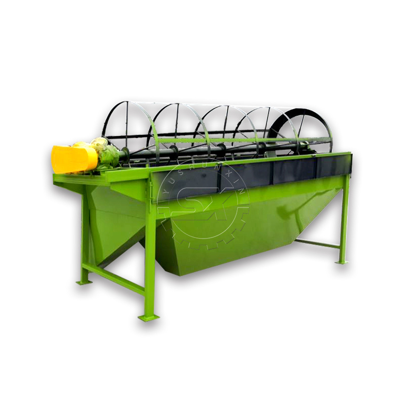 New rotary screening machine, no dust, no noise, high efficiency, organic fertilizer production equipment