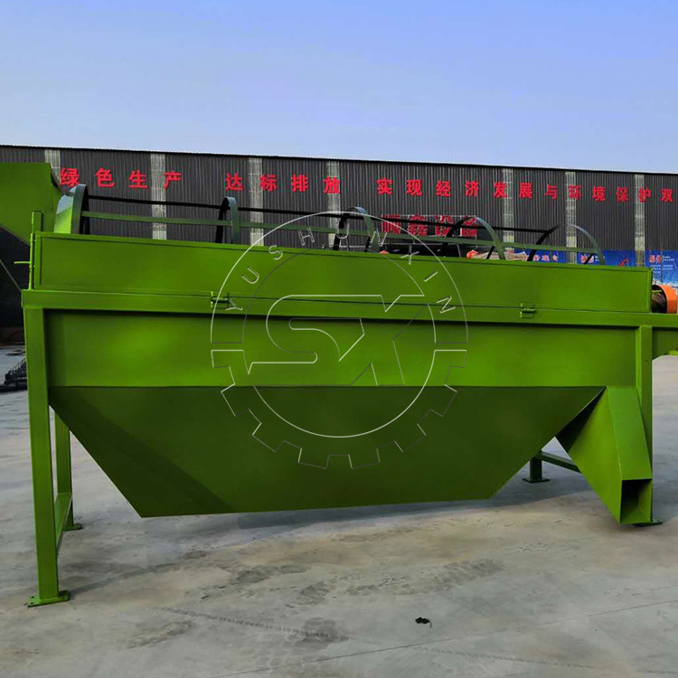 New rotary screening machine, no dust, no noise, high efficiency, organic fertilizer production equipment