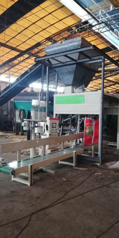 ac and mop powder fertilizer pellets bagging machine / mop and ac packaging machine