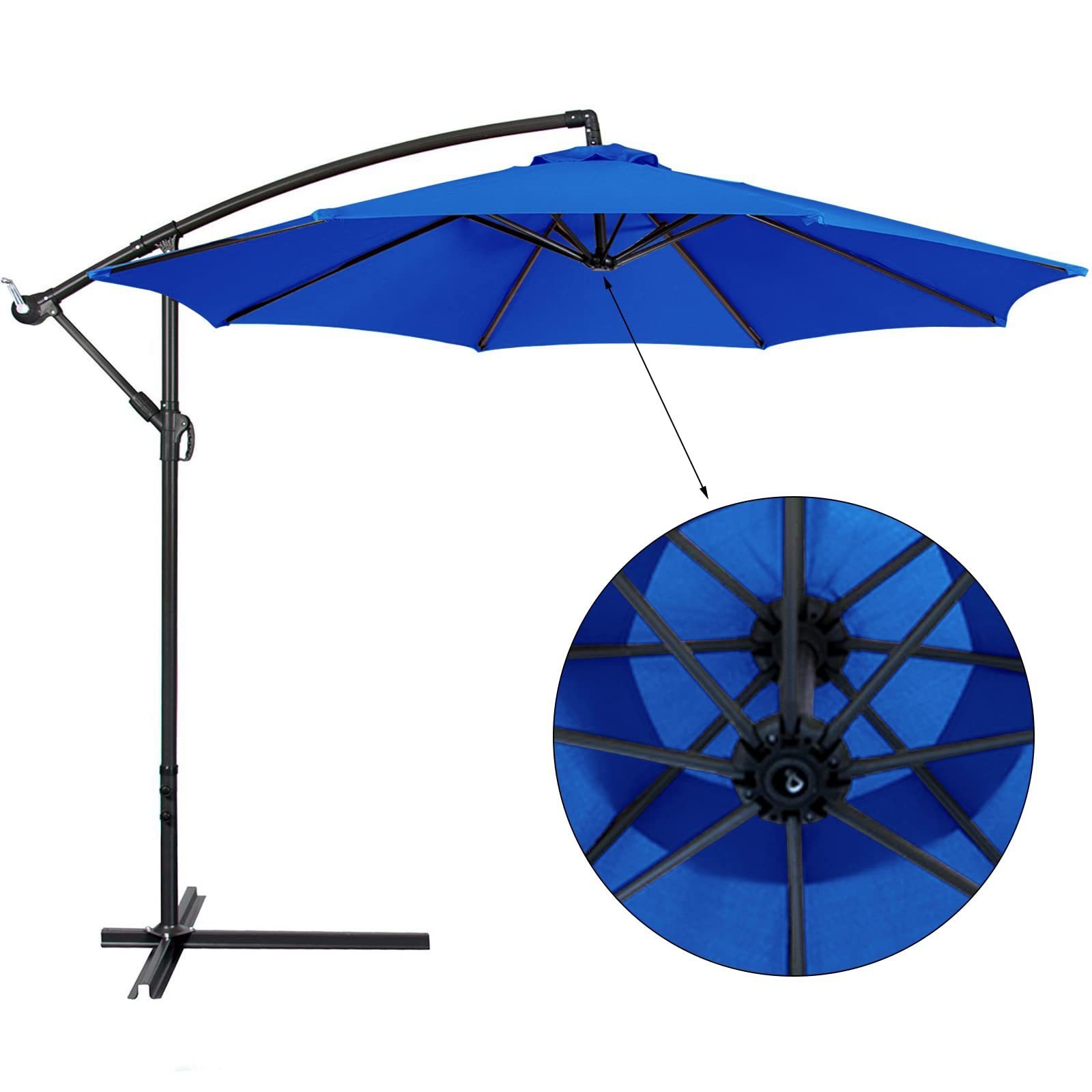 China Custom Outdoor Sunshade Parasol Square Beach Roman Umbrellas Aluminum Parasol Cantilever Garden Umbrella for Events