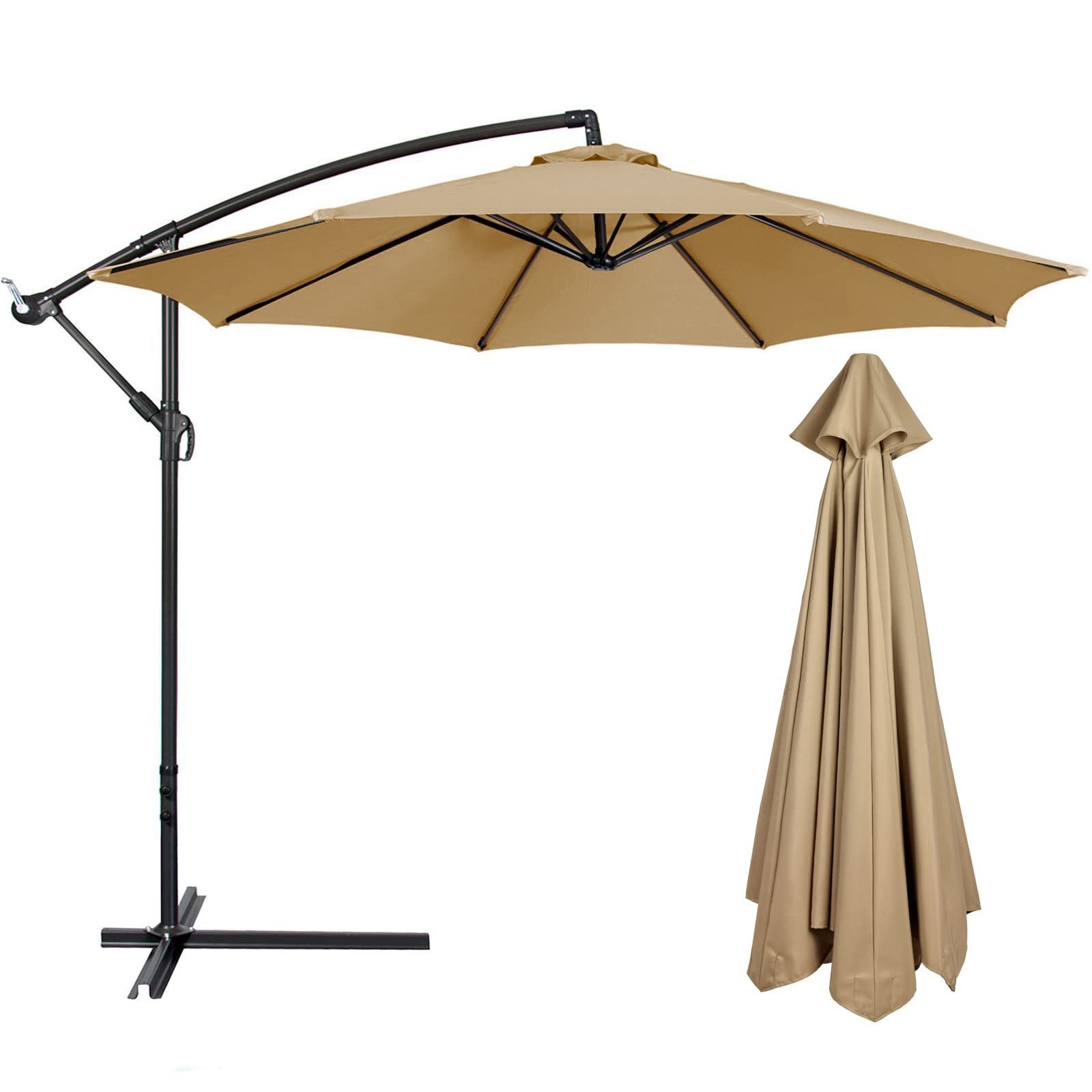 China Custom Outdoor Sunshade Parasol Square Beach Roman Umbrellas Aluminum Parasol Cantilever Garden Umbrella for Events