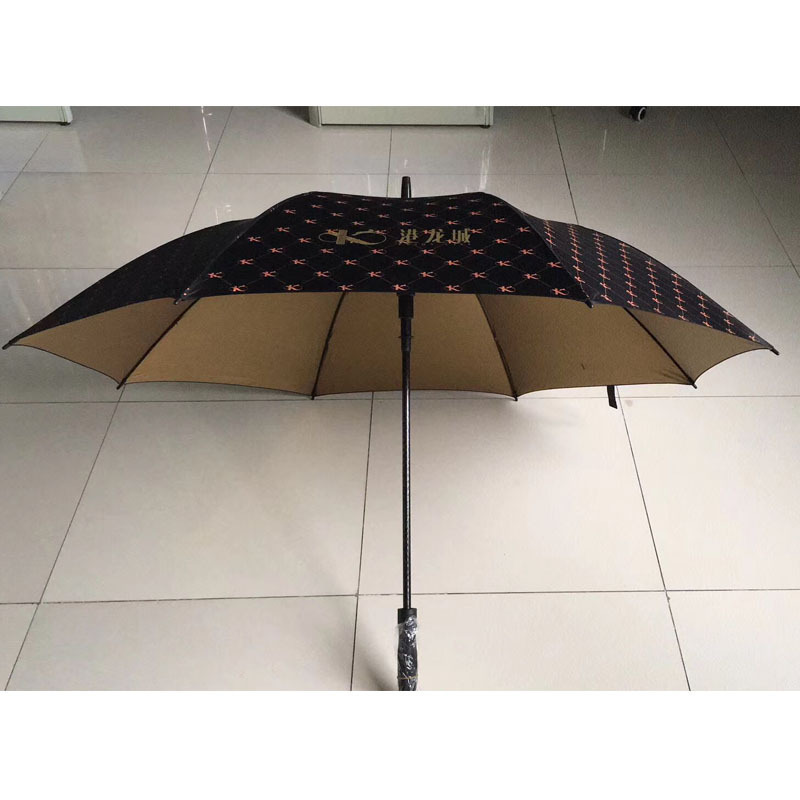 Hot Sale Rain Umbrella Men Quality 8K Strong Windproof Glassfiber Frame Wooden Long Handle Umbrella