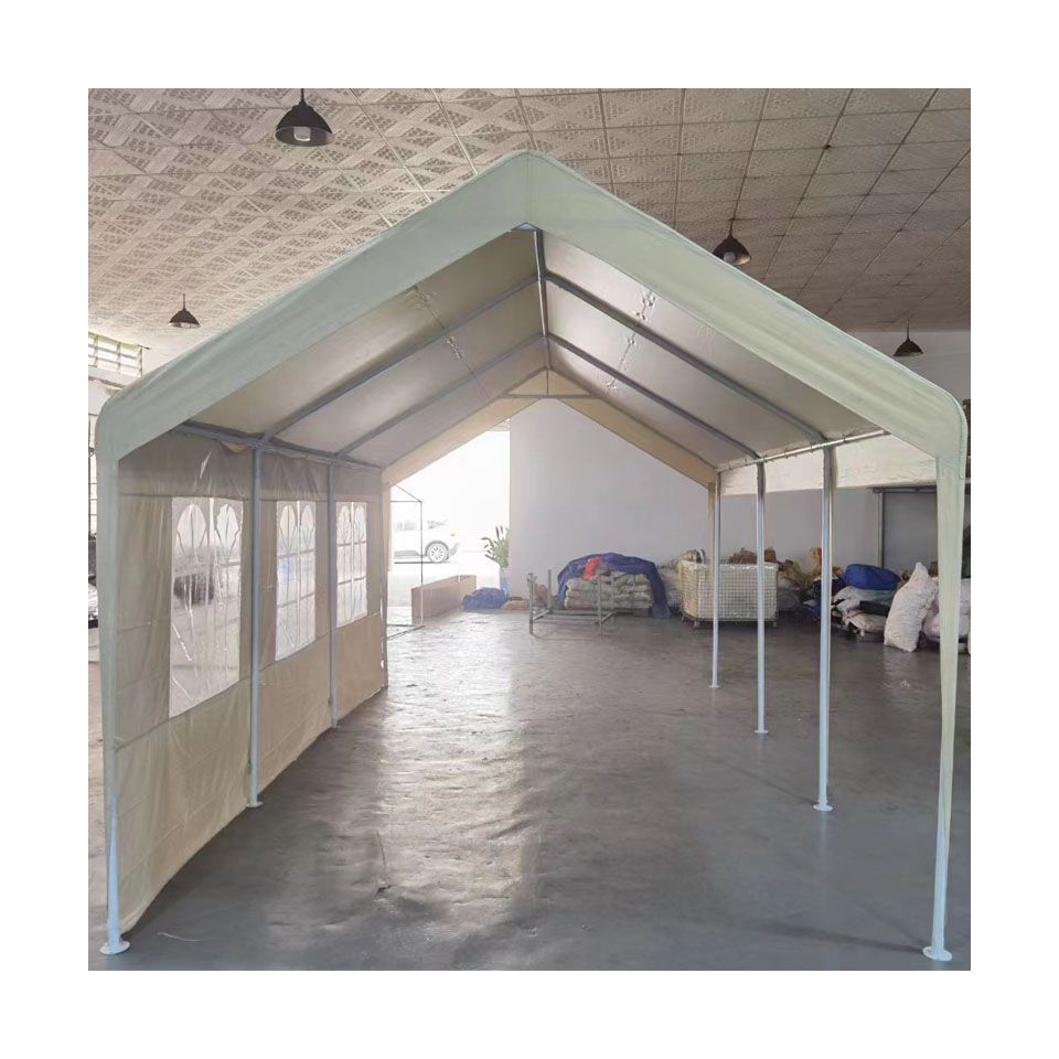 Portable Manual Waterproof Car House shed Foldable Shelter Car Tent Parking Canopy Galvanized Steel Retractable Garage Car Tent