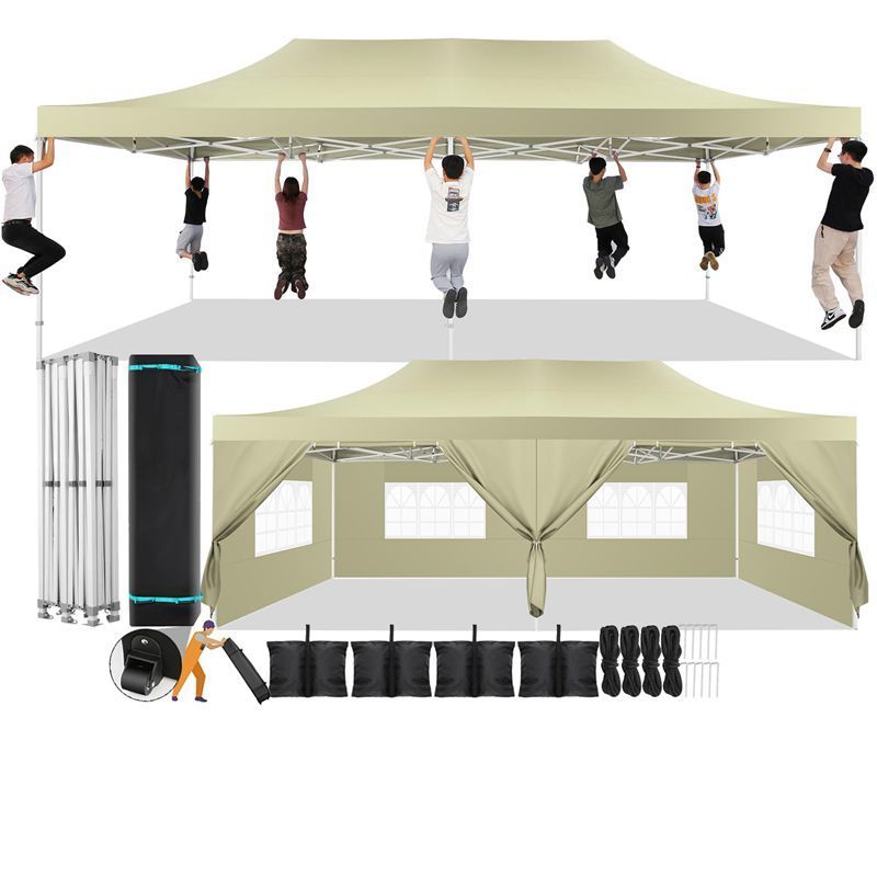 10X20 Trade Show Pop up Canopy Tent Folding Advertising Exhibition Marquee Gazebo Tent Camping Gazebo Event Tent for Outdoor