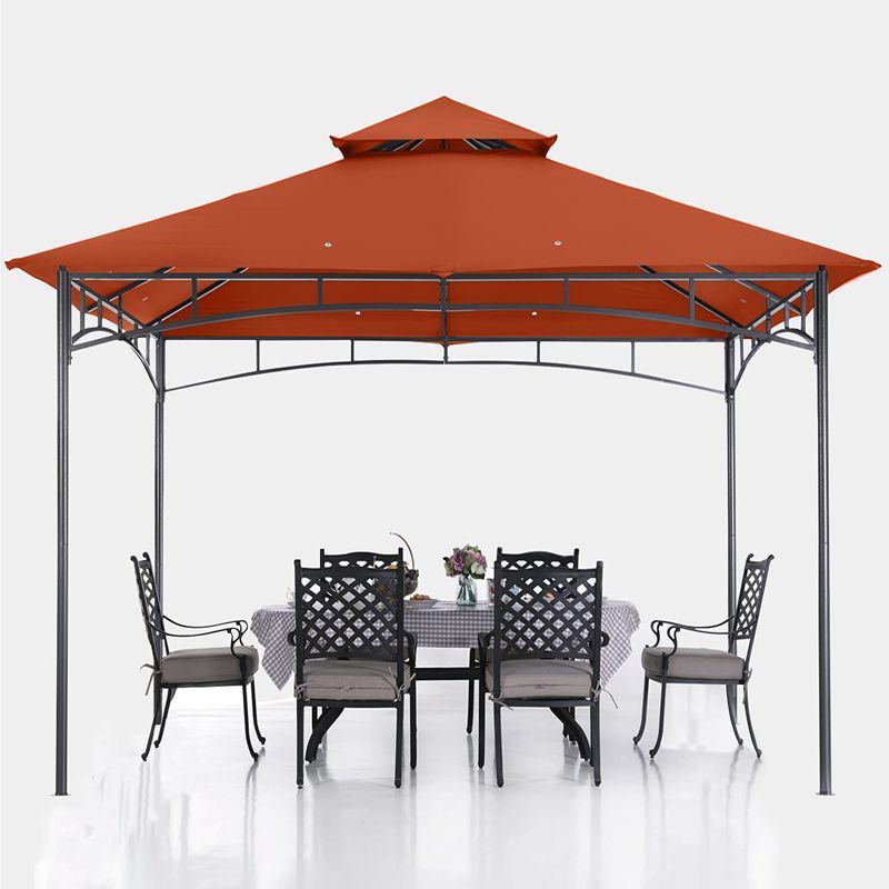 Chinese Manufacturer Modern Waterproof Prefab Container Outdoor Garden Gazebo Club Favorite Aluminum Outdoor Grilling Gazebo