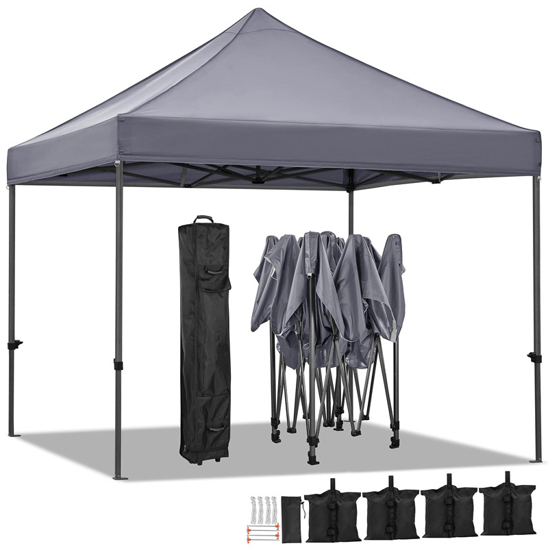 High Quality 3x3m Durable Waterproof Easy Pop up Canopy Tent Garden Parasol Camping Canopy Gazebo Tent