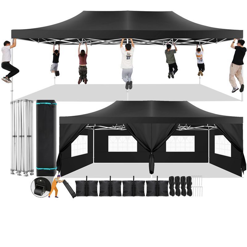 10X15 Pop up Canopy Commercial Tent Outdoor Commercial Instant Gazebo Tent 3X6m Party Wedding Canopy Tent with Sidewalls