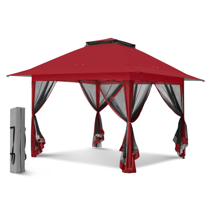 Customization Motorized Louvred Pergola Powder Coated BBQ Patio Cover Aluminum Garden Gazebo