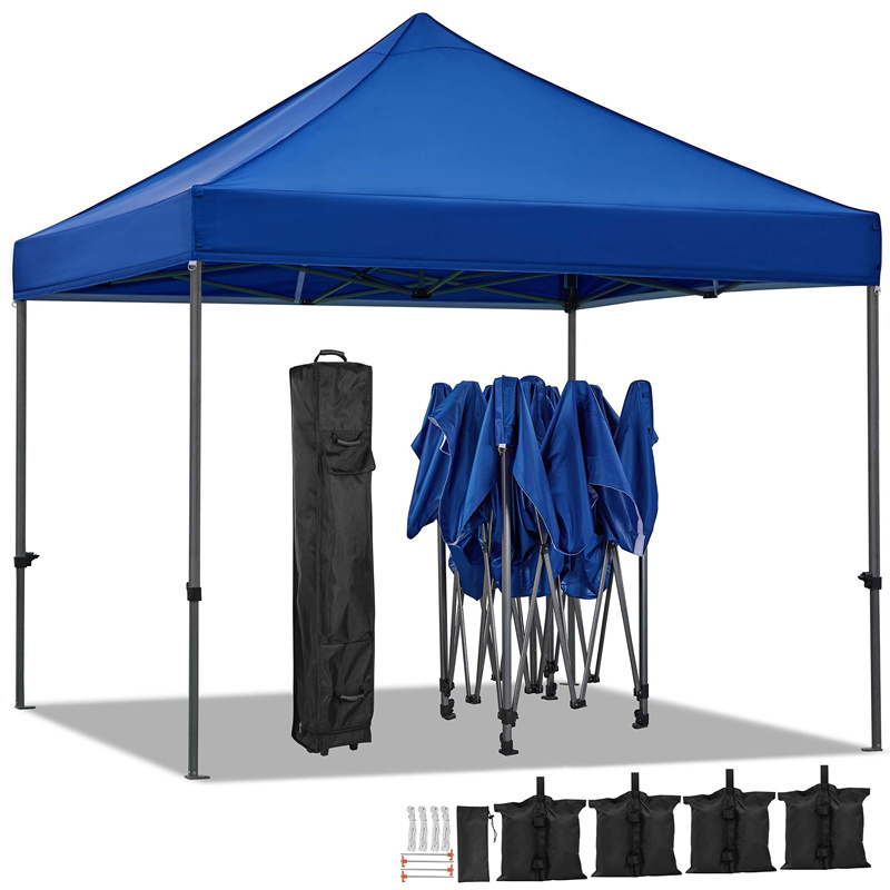 High Quality 3x3m Durable Waterproof Easy Pop up Canopy Tent Garden Parasol Camping Canopy Gazebo Tent