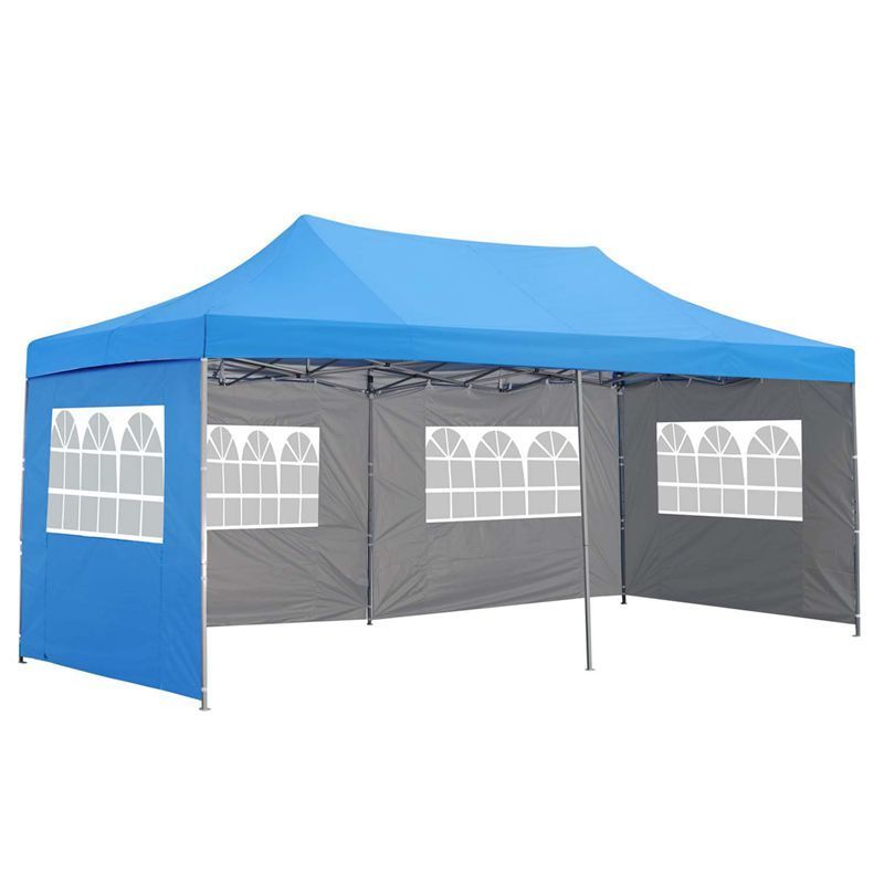 Factory Price Custom Event Advertising Tent Outdoor Steel Popup Folding Canopy Gazebo Tent with Sidewalls