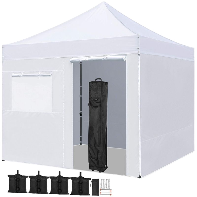 10X10 Pop up Canopy Commercial Tent Waterproof Ez up Custom Steel Beach Pop up Event Tent