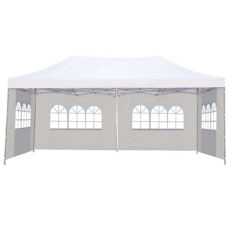 Factory Price Custom Event Advertising Tent Outdoor Steel Popup Folding Canopy Gazebo Tent with Sidewalls