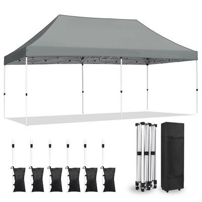 3X6m Pop up Canopy Easy-up Foldable Event Tent Outdoor Sunshade Canopy Tent Outdoor Heavy Duty Pop Up Gazebo