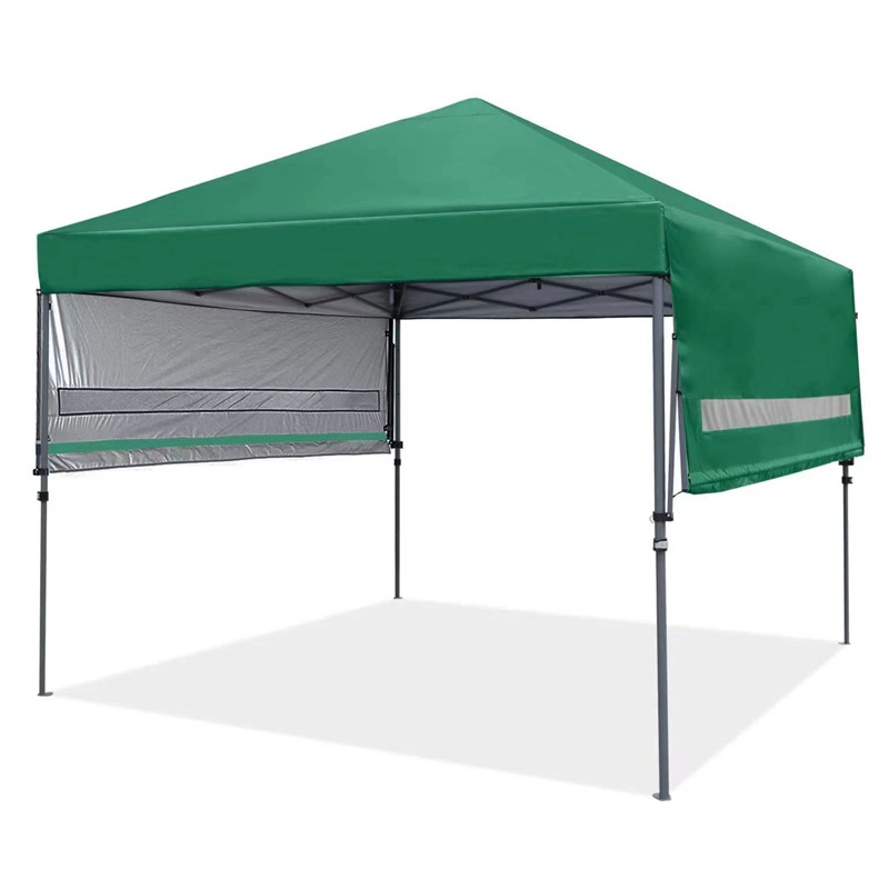 10' x 17' Portable Canopy Outdoor Camping Tent Express Khemah Night Market Ramadan Tent With Side Canopy