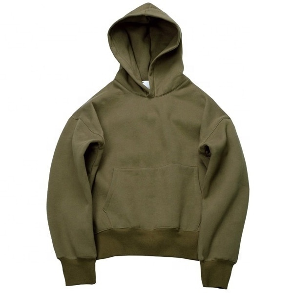 wholesale custom oversized thick blank heavyweight 400gsm hoodie 100% cotton plus size men's hoodies & sweatshirts