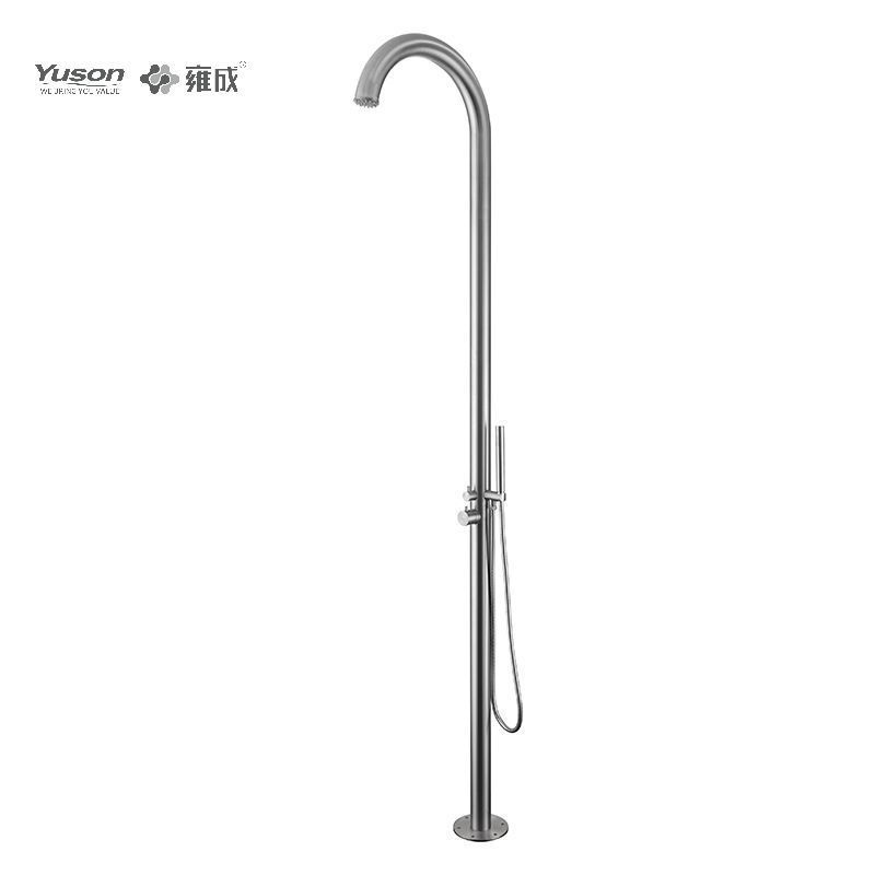 YUSON YS78666 Wholesale High Quality rustproof stainless steel 304 outdoor shower outdoor pool shower garden shower for swimming