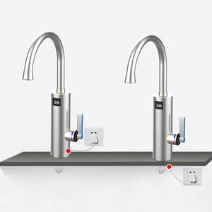 Yuson 3341-50 Stainless Steel Hot Cold Bathroom Basin Faucet  Electric Faucet Instant Water Heater