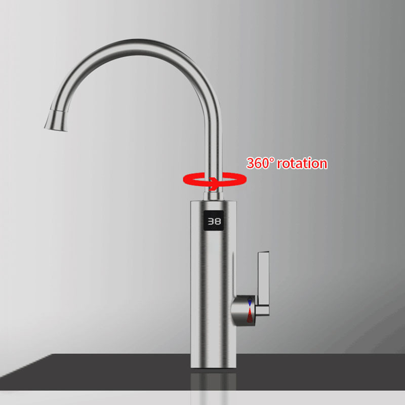 Yuson 3341-50 Stainless Steel Hot Cold Bathroom Basin Faucet  Electric Faucet Instant Water Heater