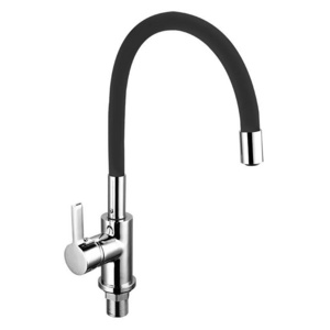 Yuson 3018  Modern Brass Single Lever Hot Cold Water Sink Mixer taps Kitchen sink Faucet With Silicon Spout