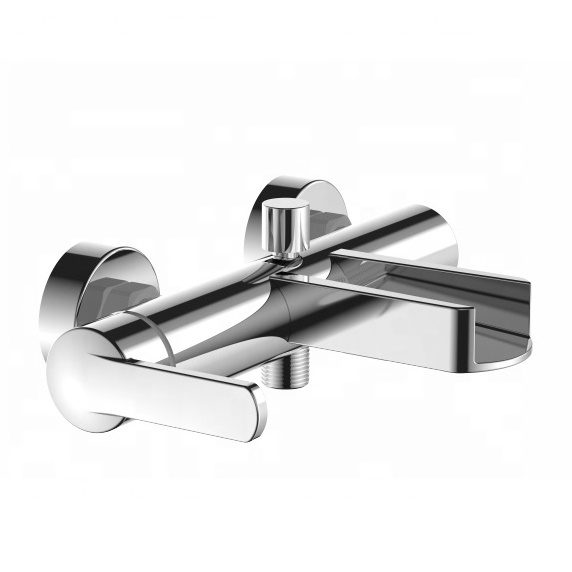 Yuson 3323-10 Brass Single Lever Hot/Cold Water Bathtub Mixer cascade spout faucet Waterfall Faucet for Bathroom