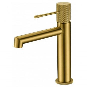 Yuson HT102 bathroom customized treatment optional knurled basin faucet and cold and hot water wash mixer &tap