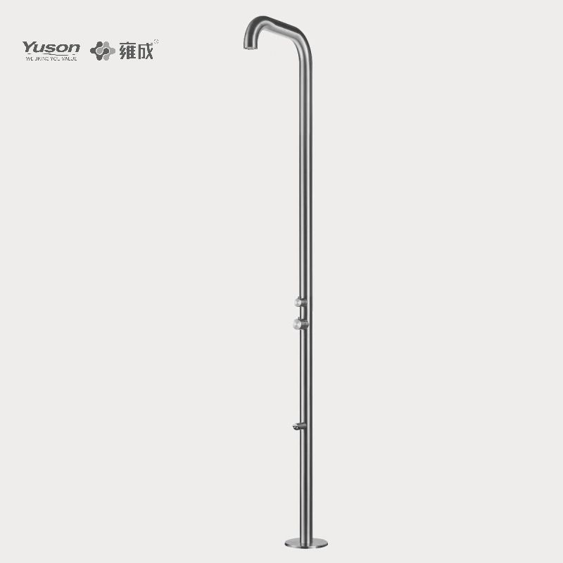 YUSON YS78663 Hot Selling rustproof inox outdoor shower outdoor pool shower beach shower for swimming pool