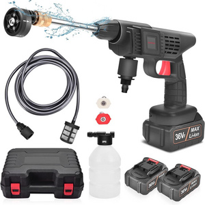 Car Washing Machine Water Spray Gun Wireless Lithium Battery Portable High Pressure Car Washer