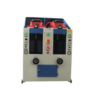 YT-2005SD  shoe making automatic footwear sole attaching pressing machine pneumatic double head shoe sole press machine