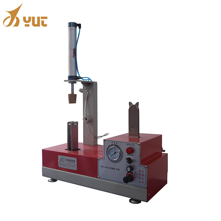 Yutai Automatic Tongue Turning Tongue Shoe Lace Tipping Machines Shoe Tongue turning machine