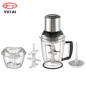 2000ML Kitchen New Manual Food Processor Handy Vegetable Garlic Meat Dicer Electric Mini Food Chopper