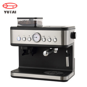 3in1 Professional Semi Automatic Espresso Machine Home Restaurant Commercial Expresso Espresso Maker Coffee Machine with Grinder