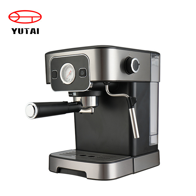 home Commercial cafetera Semi-Automatic Expresso Italian Milk Frother Cappuccino Cafe Espresso Coffee Machine With Factory Price