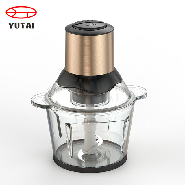 2000ML Kitchen New Manual Food Processor Handy Vegetable Garlic Meat Dicer Electric Mini Food Chopper