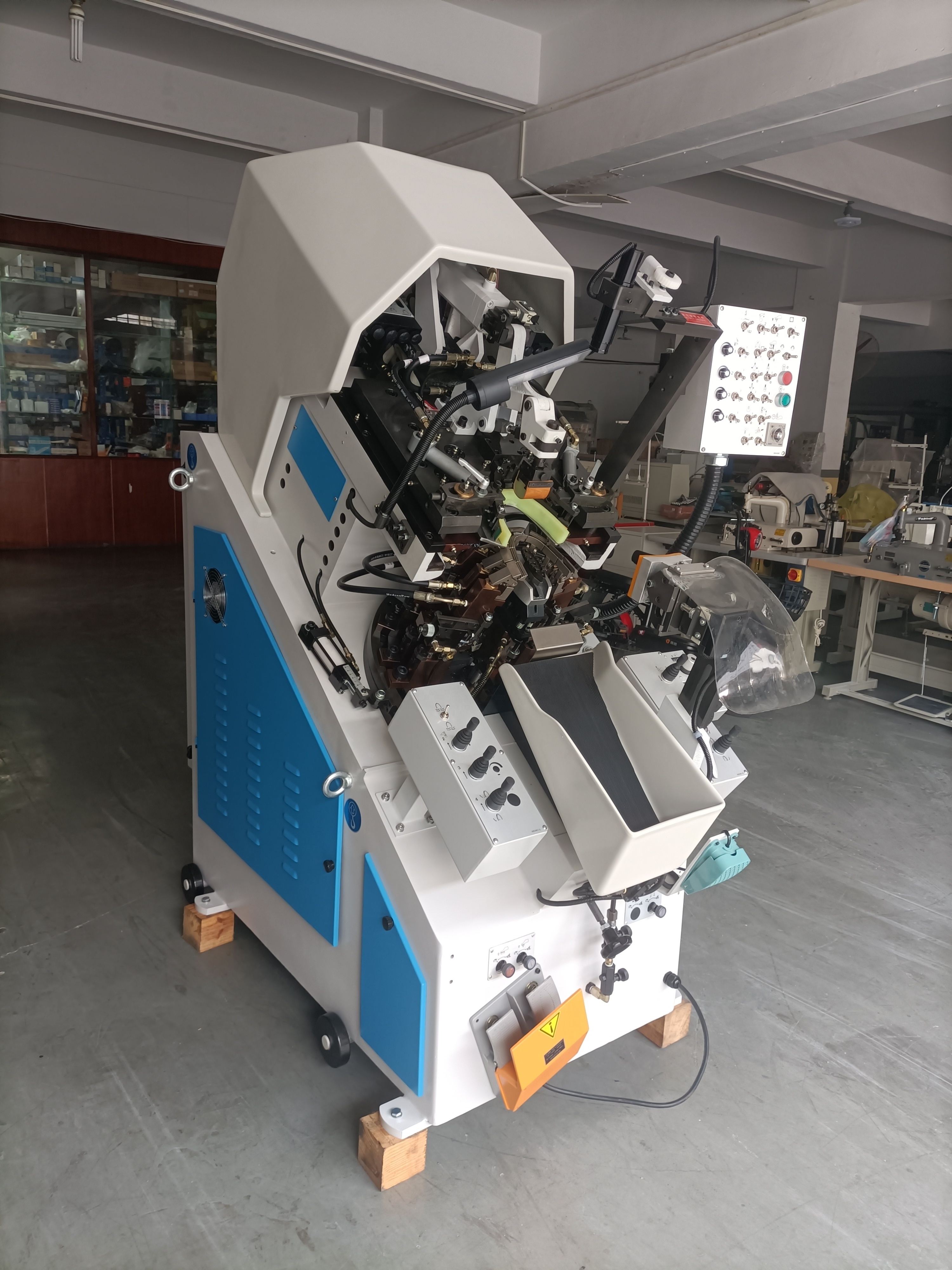 shoe making machine 9 pincers hydraulic automatic toe lasting machine