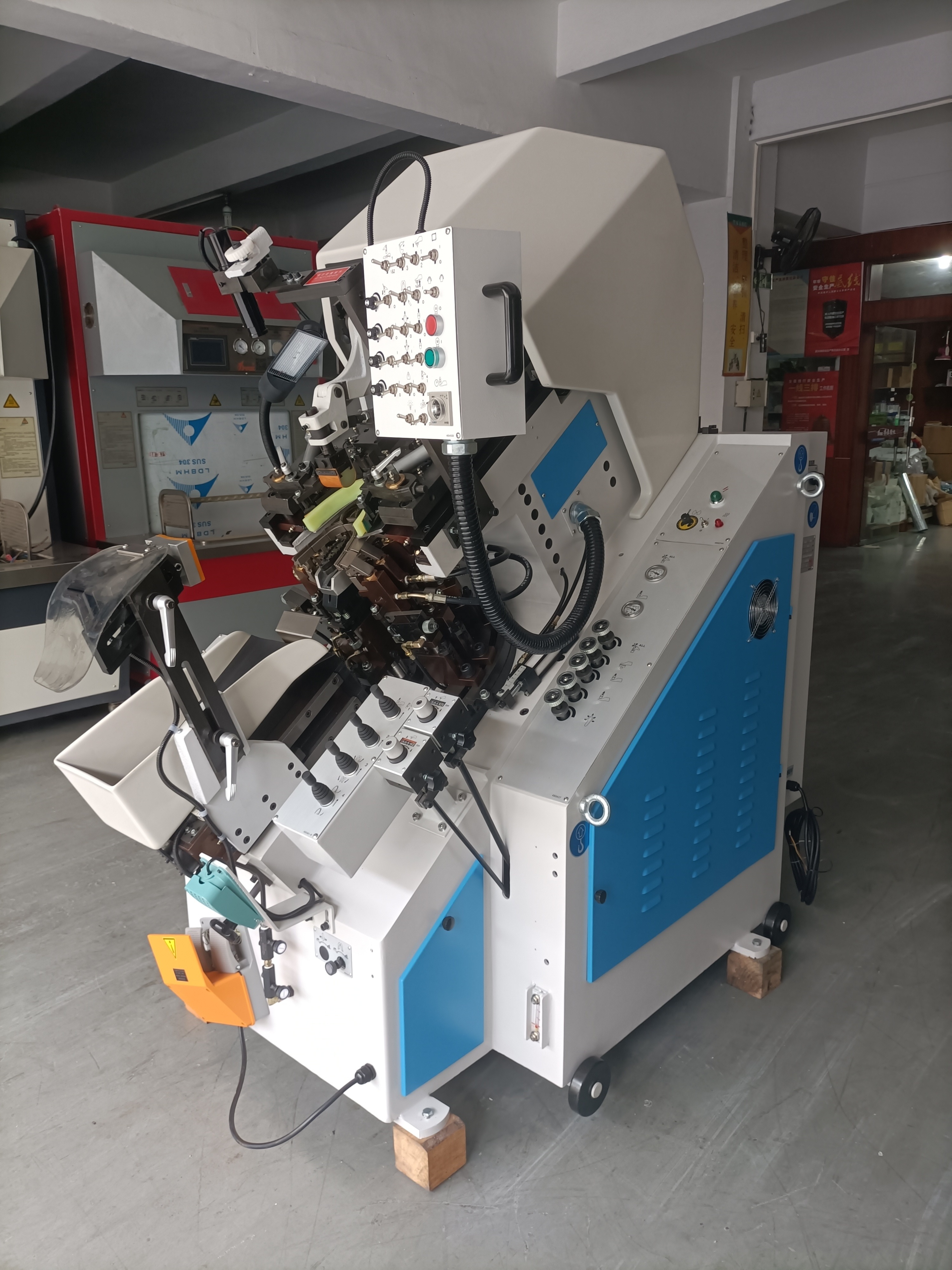 shoe making machine 9 pincers hydraulic automatic toe lasting machine