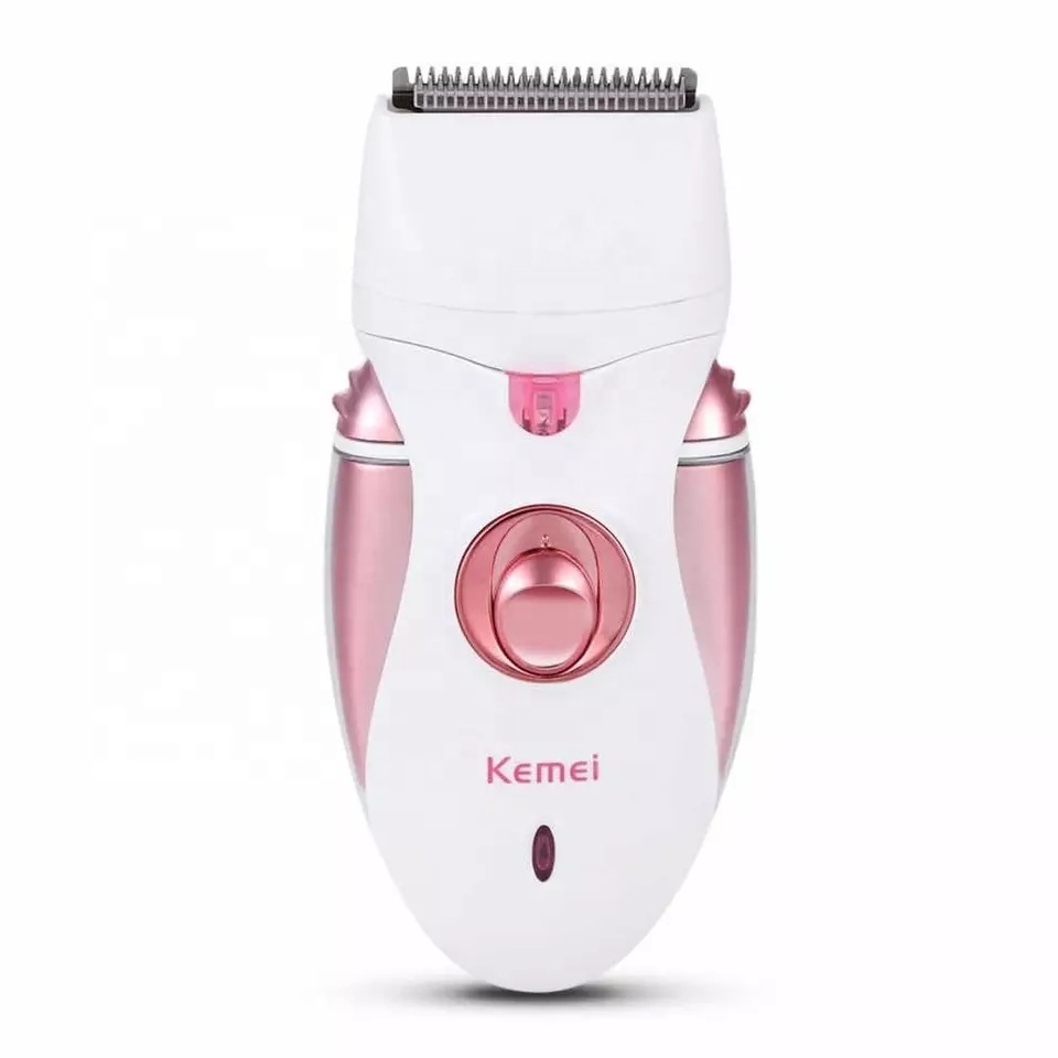 kemei KM 2530 lady body scraping shaver female waterproof razor hair shaver hair remover epilater  and callous remover 4 in 1