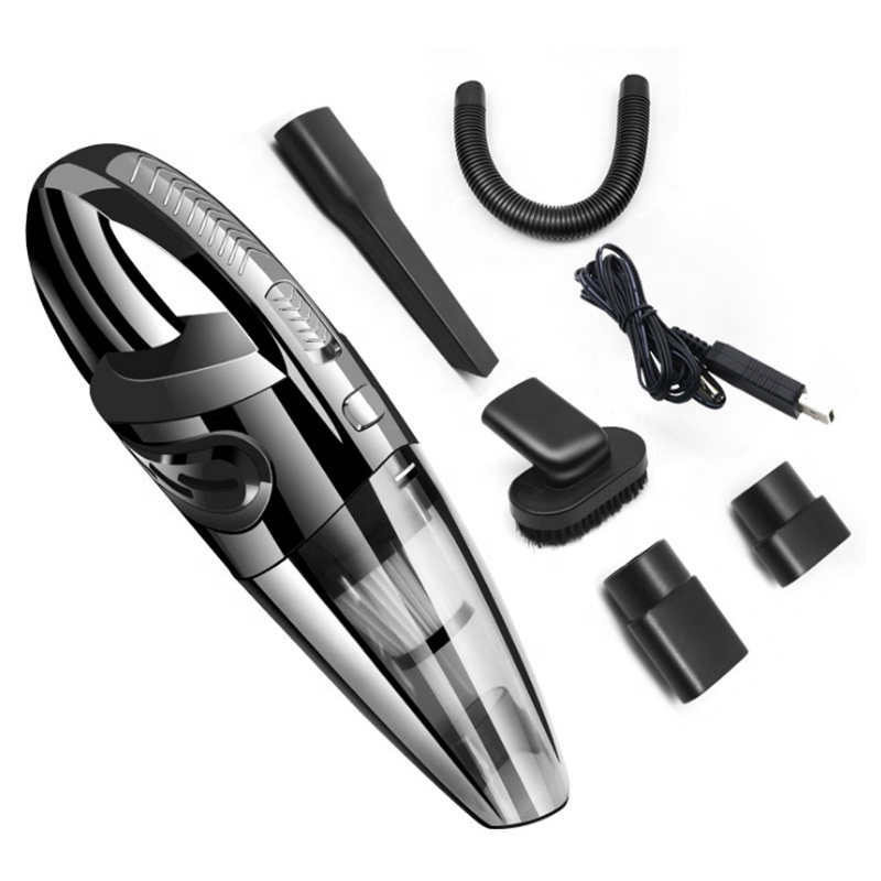 12V cordless portable car vacuum cleaner/ auto detailing for wet and dry dirt