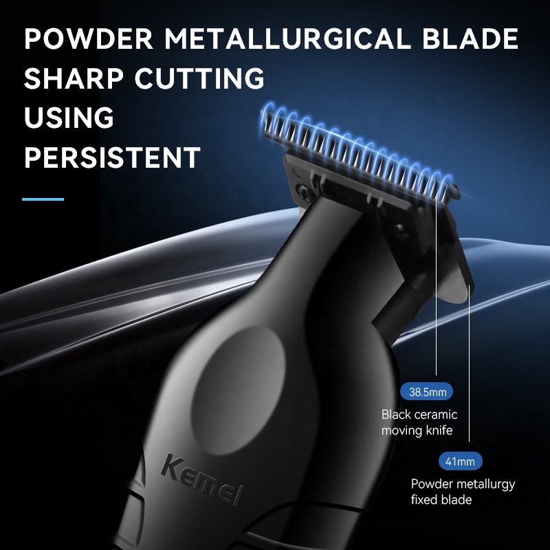 KEMEI Strong Power Professional Barber Lithium Battery Hair Cut Machine km 2299 Cordless Trimmer Electric Hair Clipper