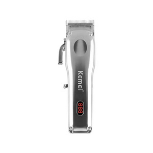 Electric Clipper Aluminum Alloy Hair Clipper Kemei KM-9360 In-Line High Power Mute Hair Clipper With LCD Display