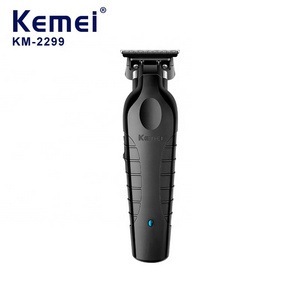 KEMEI Strong Power Professional Barber Lithium Battery Hair Cut Machine km 2299 Cordless Trimmer Electric Hair Clipper