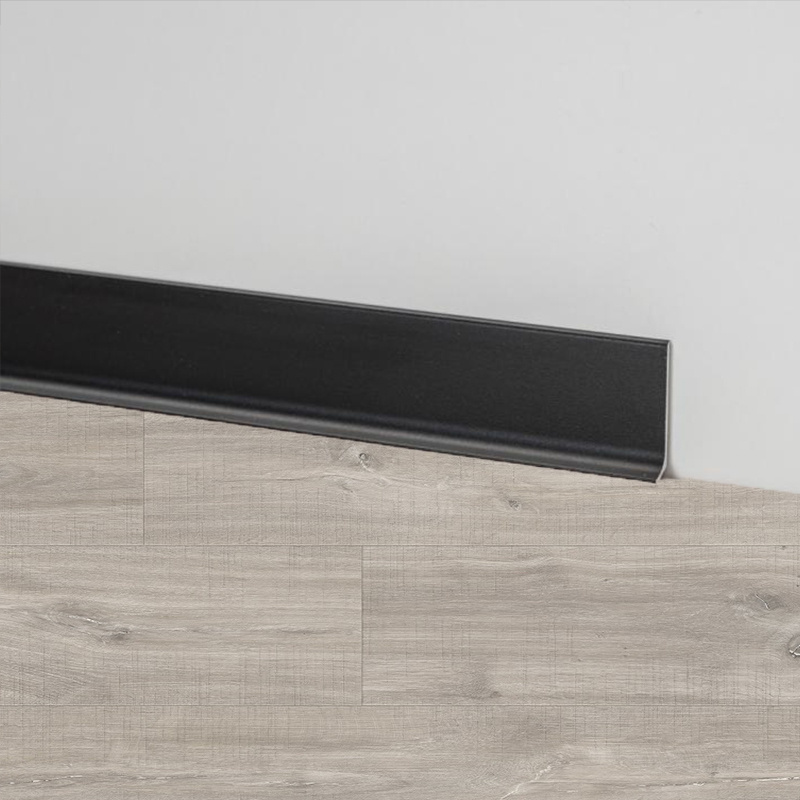 Aluminium Baseboard Profile 80mm Decorative Wall Skirting Protector Skirting Board