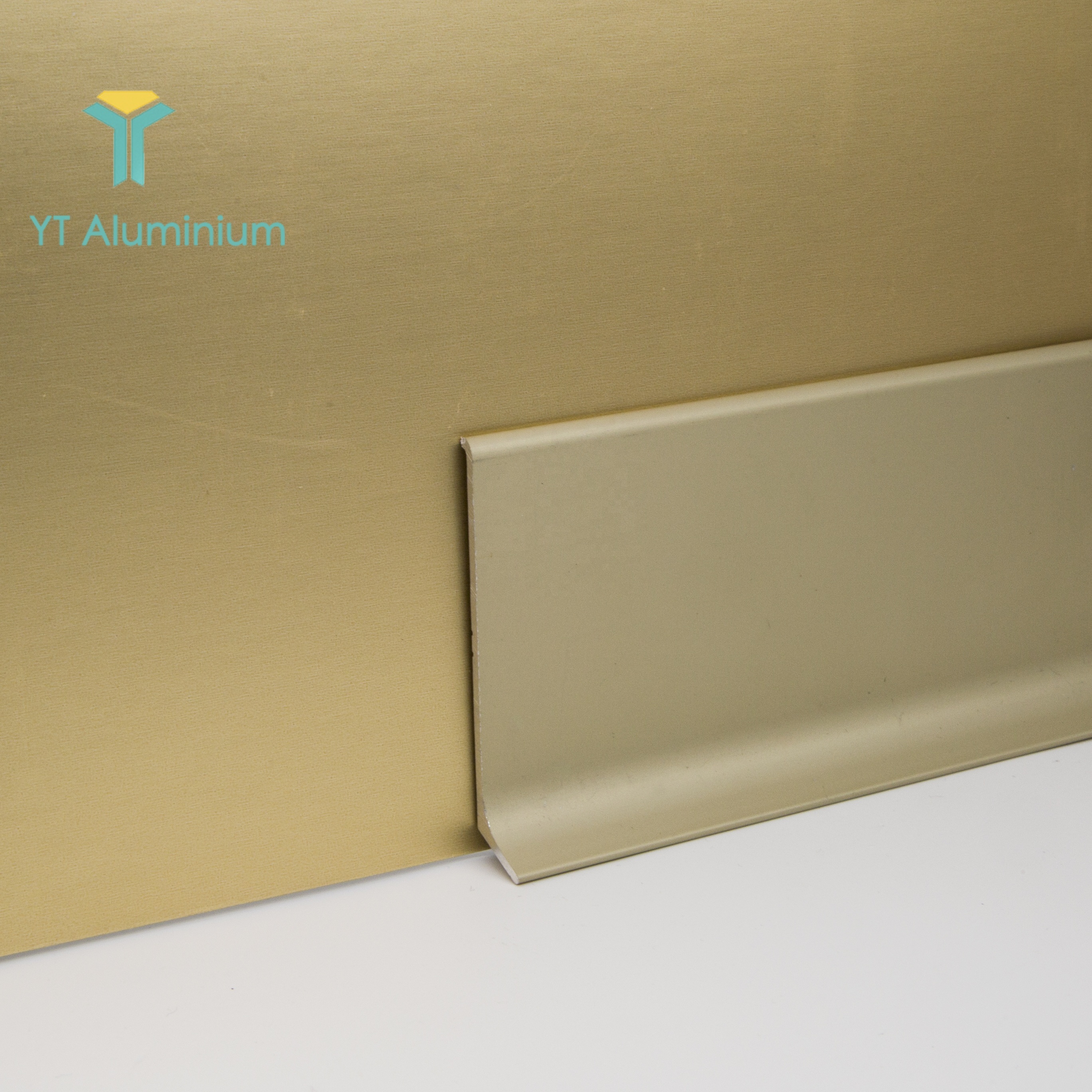 Aluminum Profile Skirting Board Cover Laminate Floor White Tile Trim Wall Base Self-adhesive 60mm Aluminum Skirting Baseboard