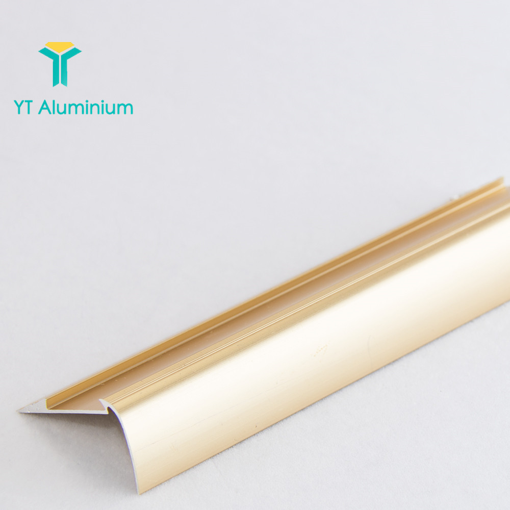 Led aluminum profile laminate wood stair nose treads