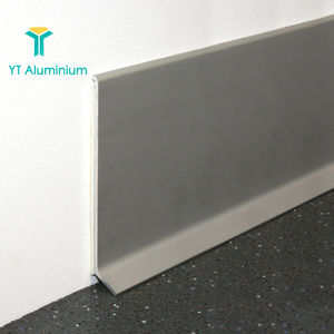 Aluminium Floor Skirting Board Laminate Skirting Board Cover Using For Floor and Wall