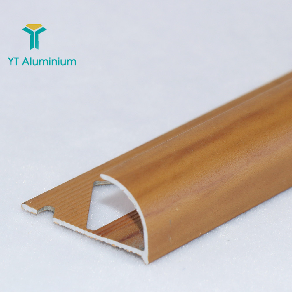 Yutian Aluminum Tile End Trim Pieces Wide Tile Finishing Trim Malaysia Quadrant Corner Edge Wall Tile Trim Profile