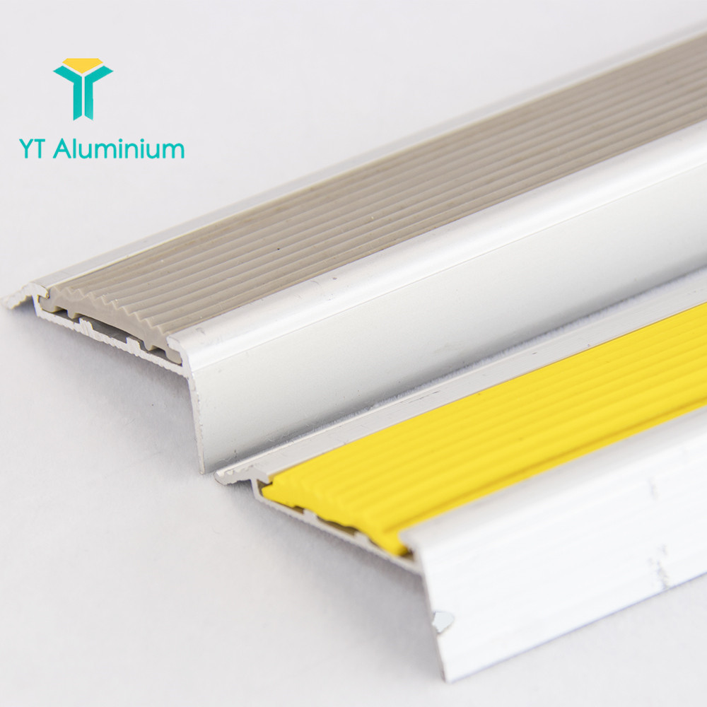 Aluminium Anti Slip Stair Covers Products Floor Treads Metal Laminate Flooring Edging Strip